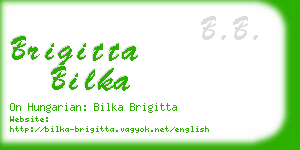 brigitta bilka business card
